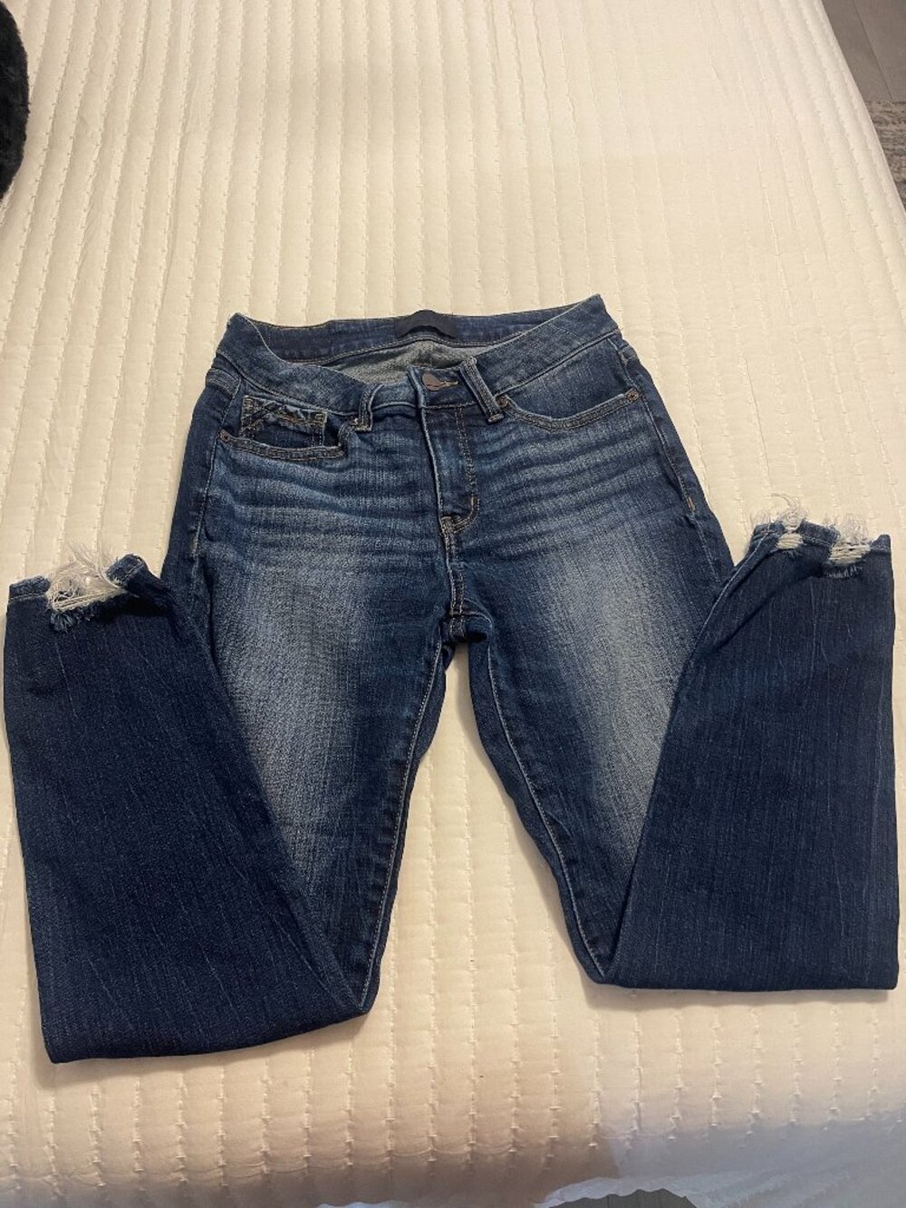 Buckle Black Jeans Womens 26x27 Blue Ankle Skinny Fit No. 53 Dark Wash Denim